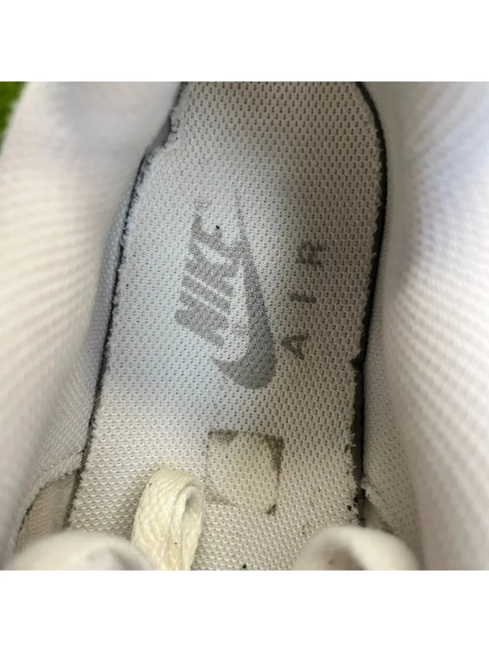Nike Air Max LTD 3 Mens Size 7.5 Triple White Athletic Leather Shoes Sneakers